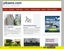 Tablet Screenshot of piksens.com